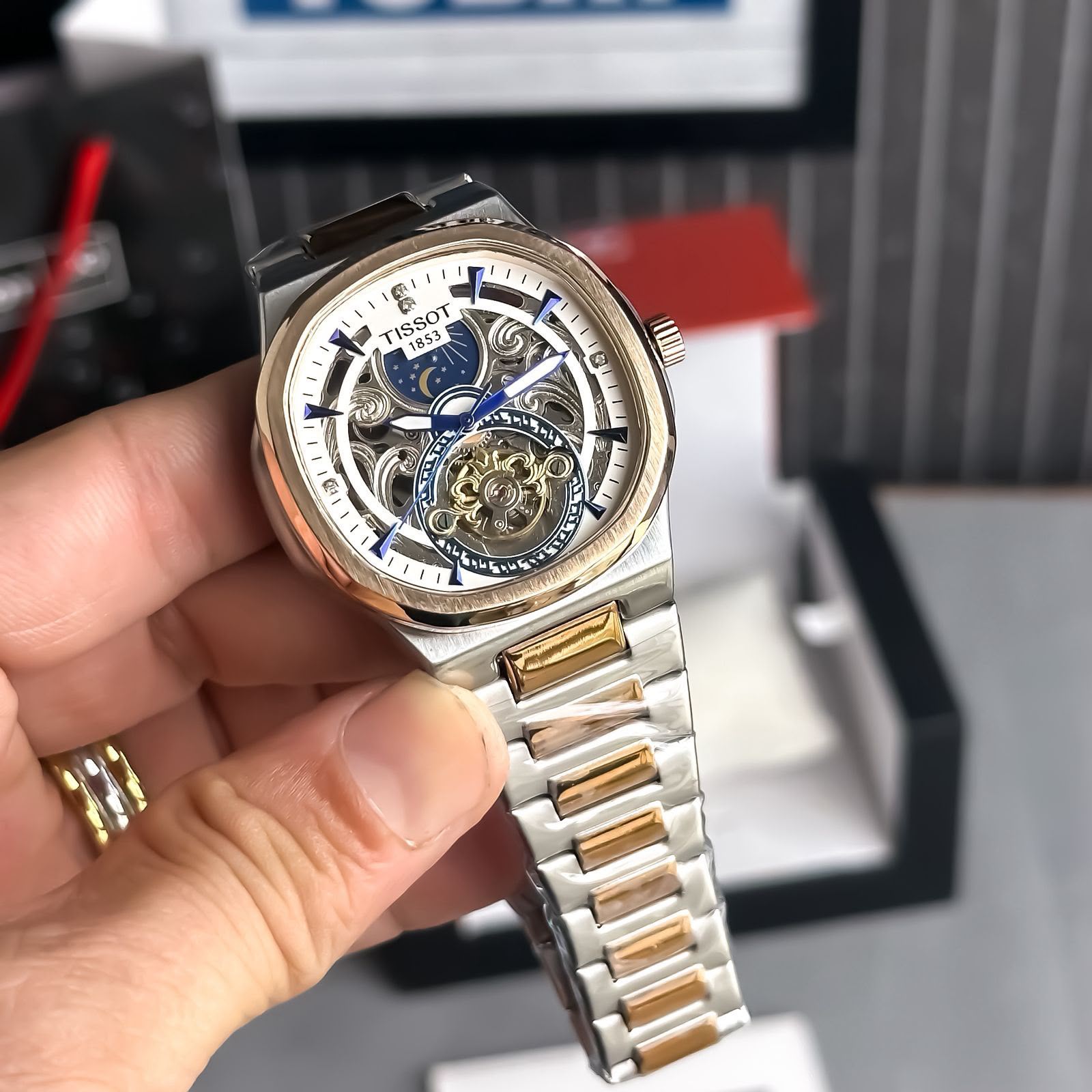 Tissot Sun-Moon Automatic Open Dial