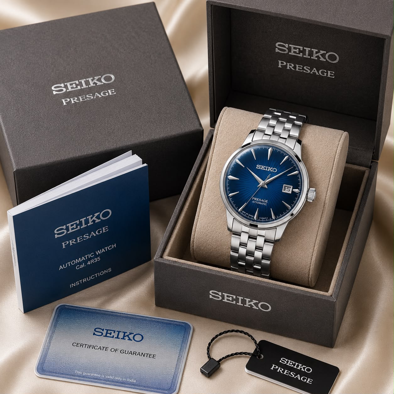 Seiko Presage SRPE15J1 Blue Automatic