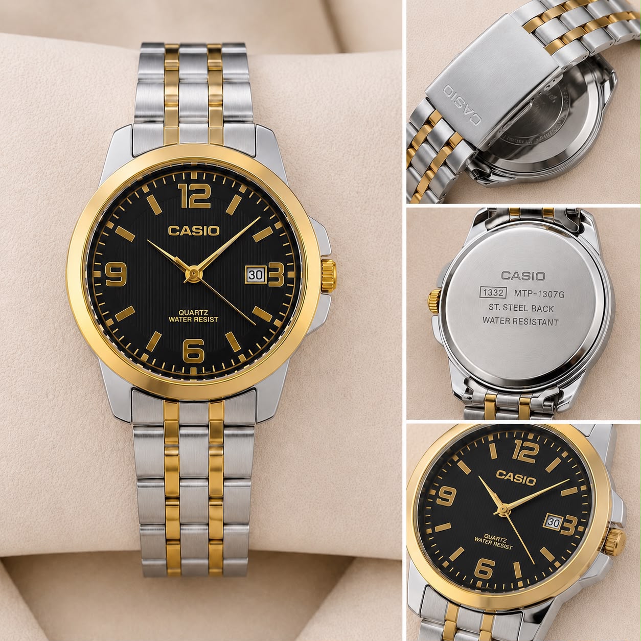 Casio MTP-1307G Two-Tone