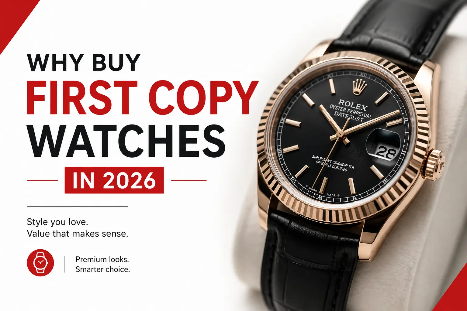 Why Buy First Copy Watches