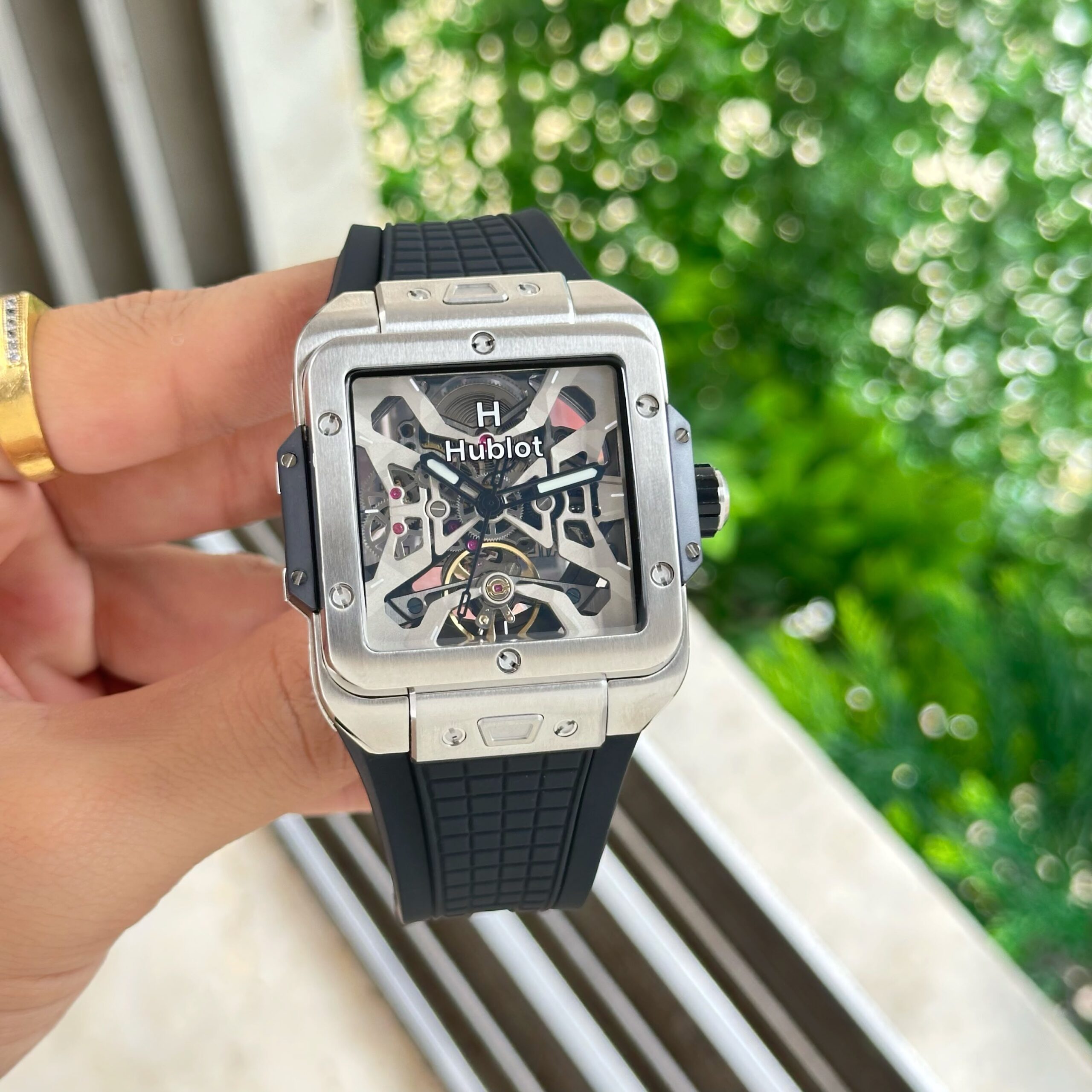 Hublot Square Bang Unico Titanium Automatic