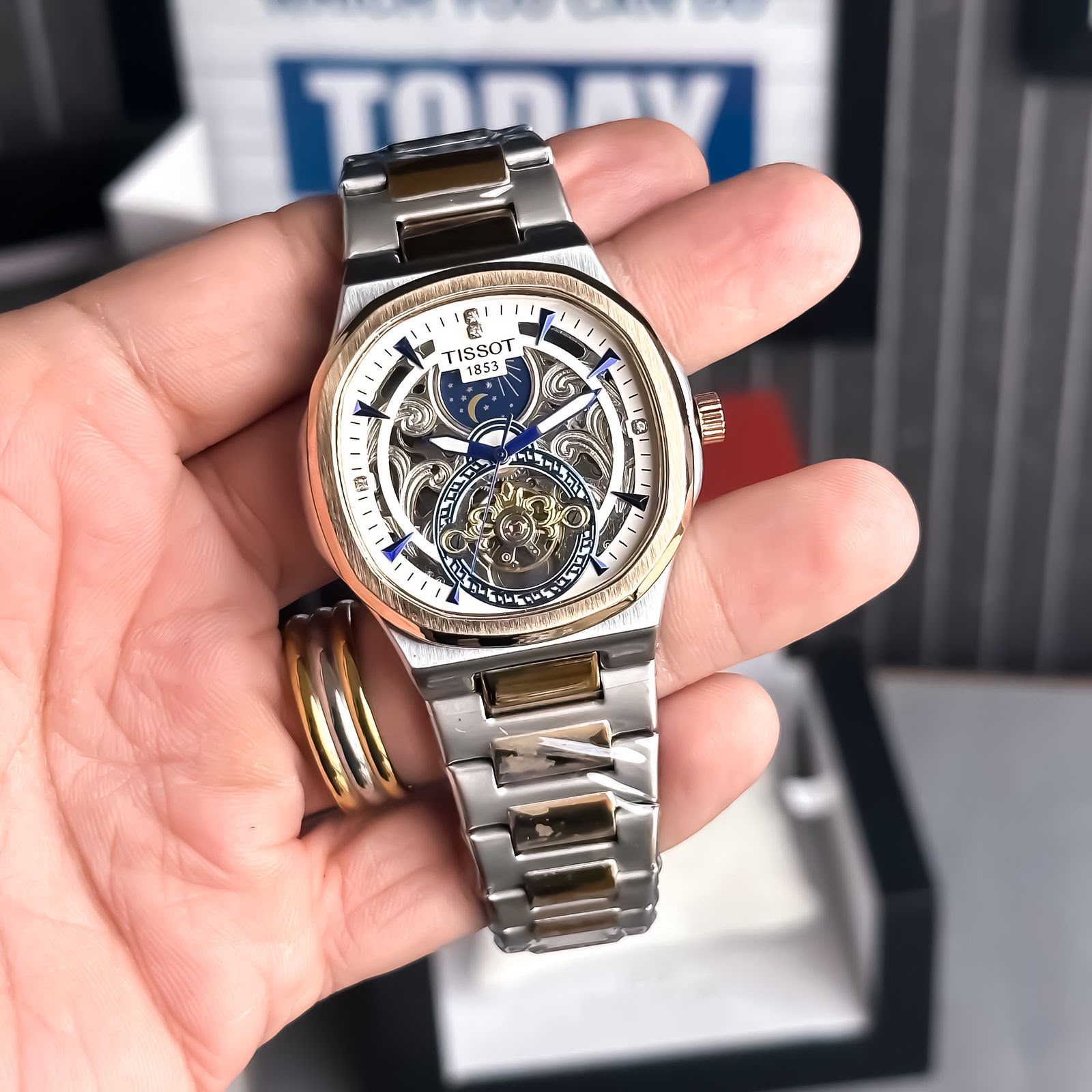 Tissot Sun-Moon Automatic Open Dial - Image 3
