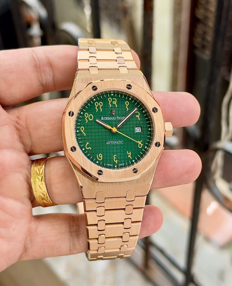 Audemars Piguet Royal Oak 15490OR Green Sanskrit Dial