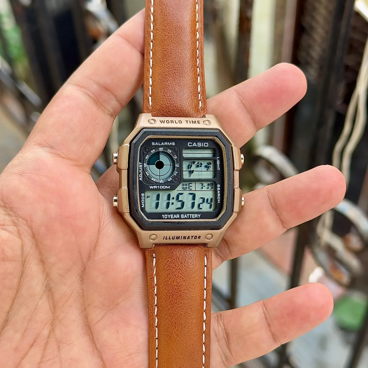 Casio Youth AE-1200 World Time Digital Watch 2