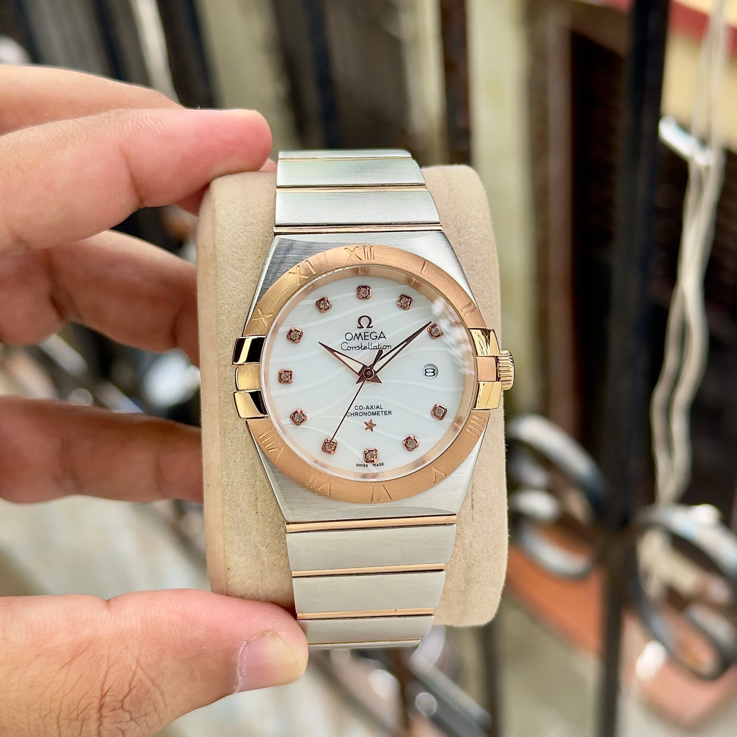 Omega Constellation Two-Tone Pearlescent Dial
