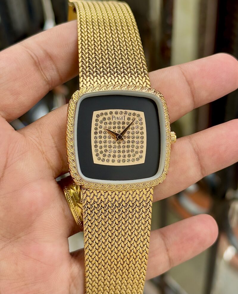 Piaget Black & Gold Crystal Style
