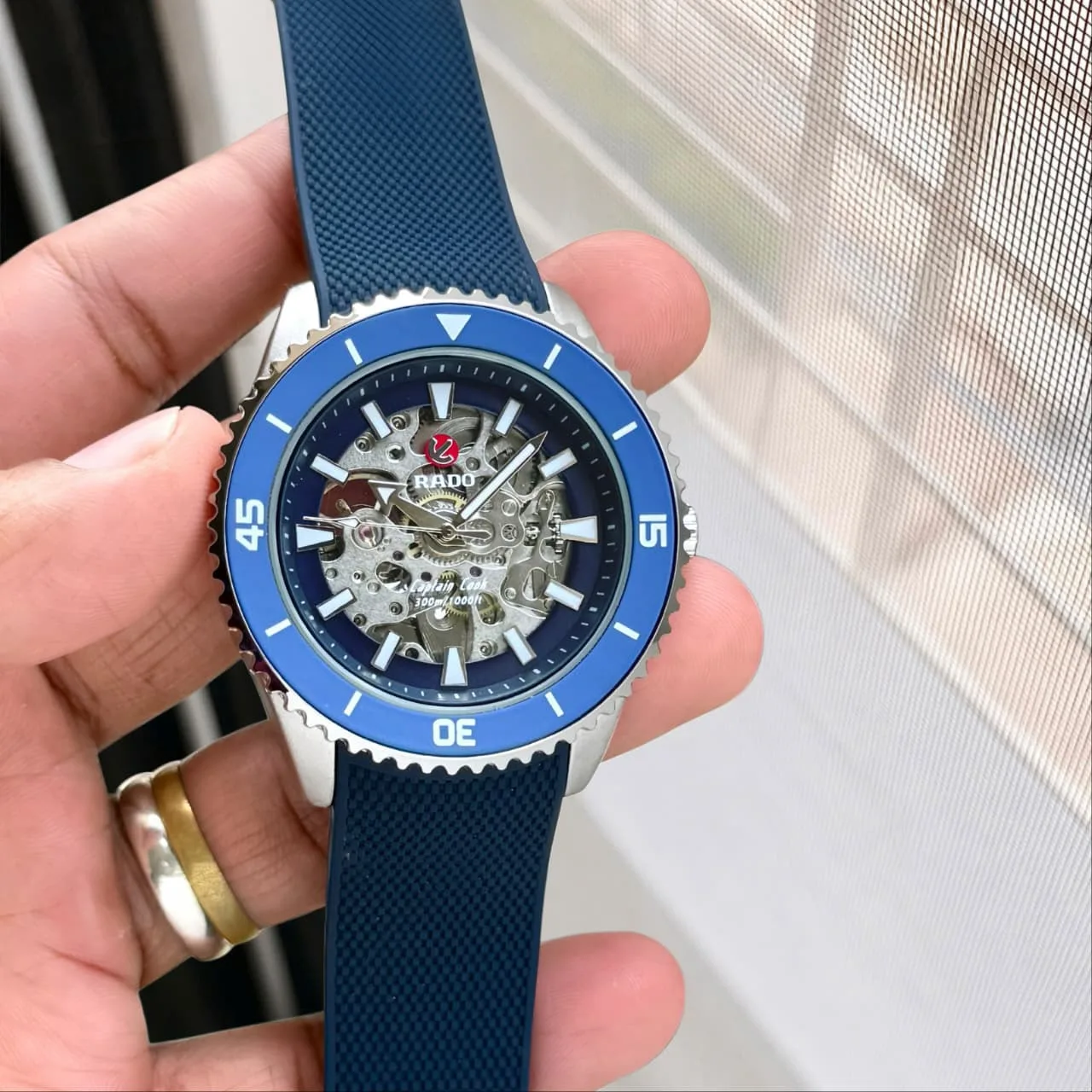 Rado Captain Cook 42mm Silver Dial