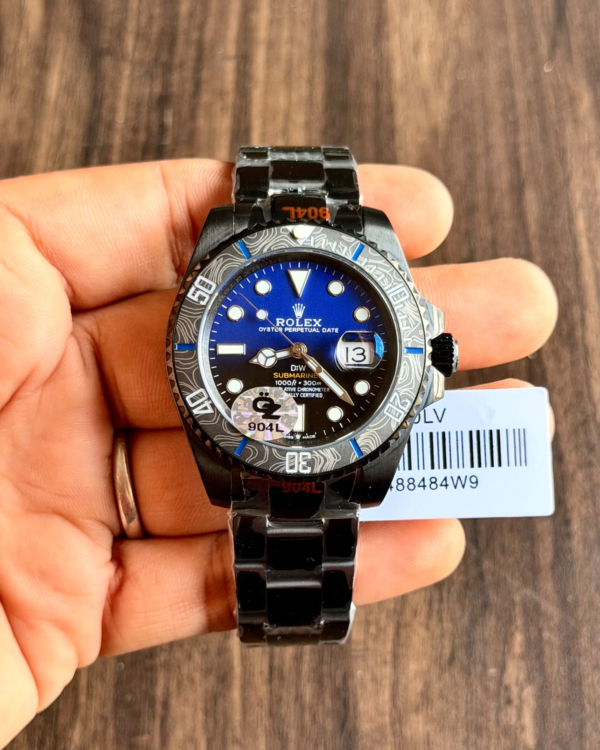 Rolex Submariner Black Blue DIW Limited Edition