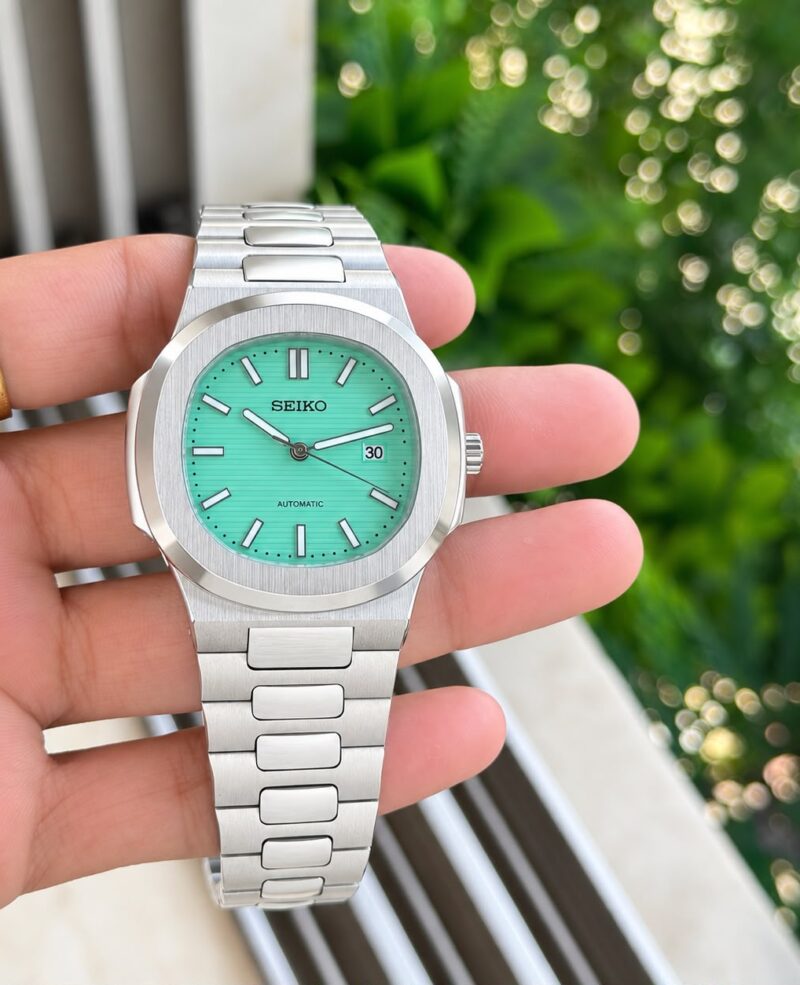 Seiko Nautilus Style Mint Green Dial