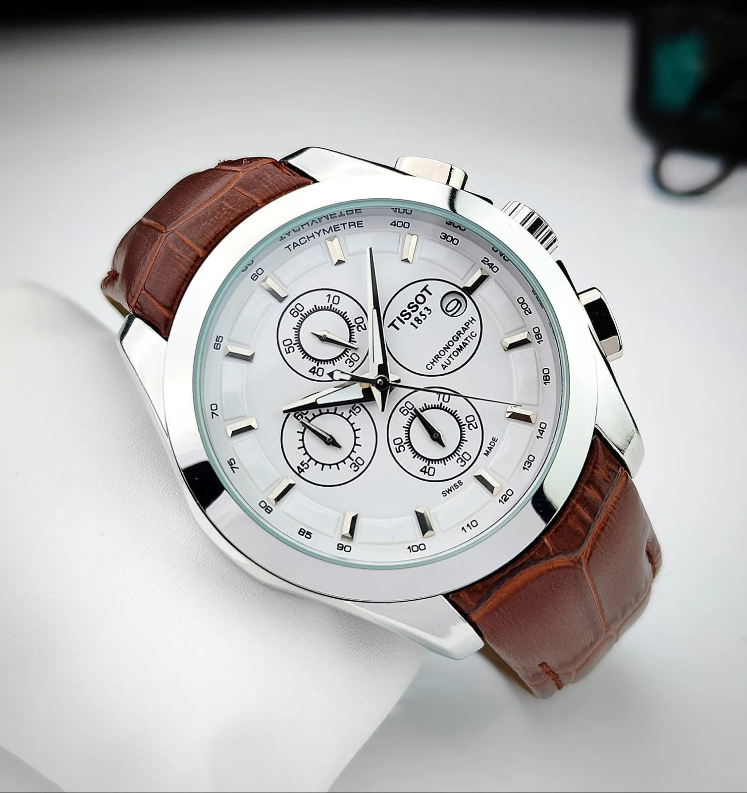 Tissot 1853 Chronograph White Dial