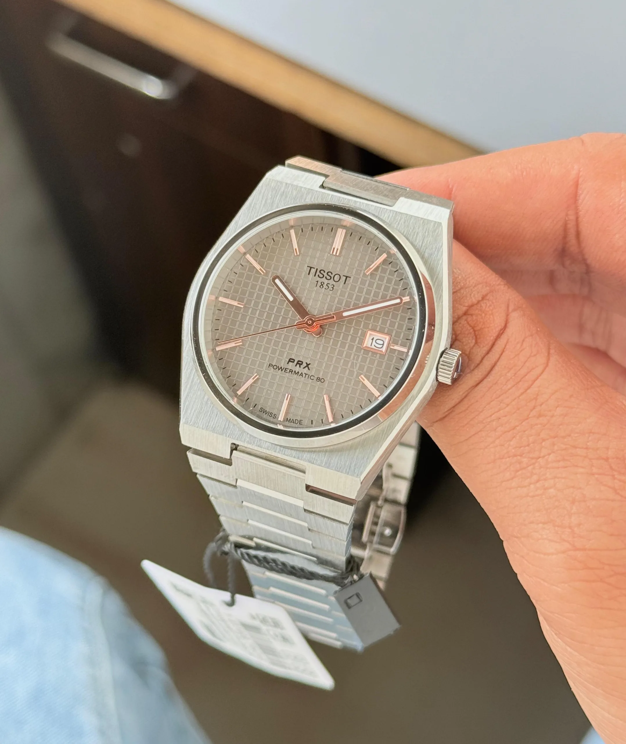 Tissot PRX 40mm Grey Dial men