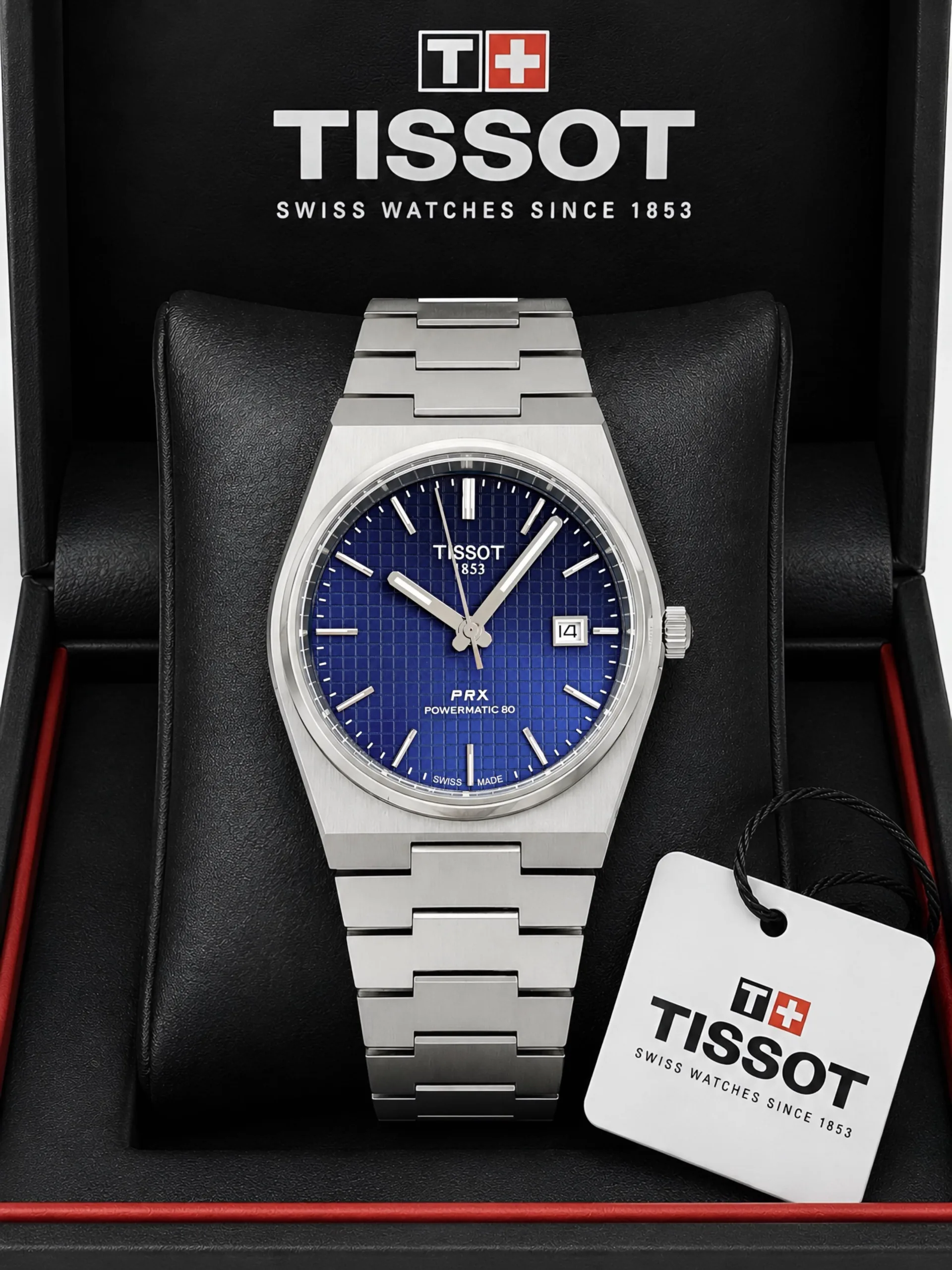 men Tissot PRX Powermatic 80 Blue