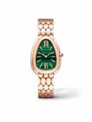 Bvlgari Serpenti Malachite Dial & Rose-Gold-Tone