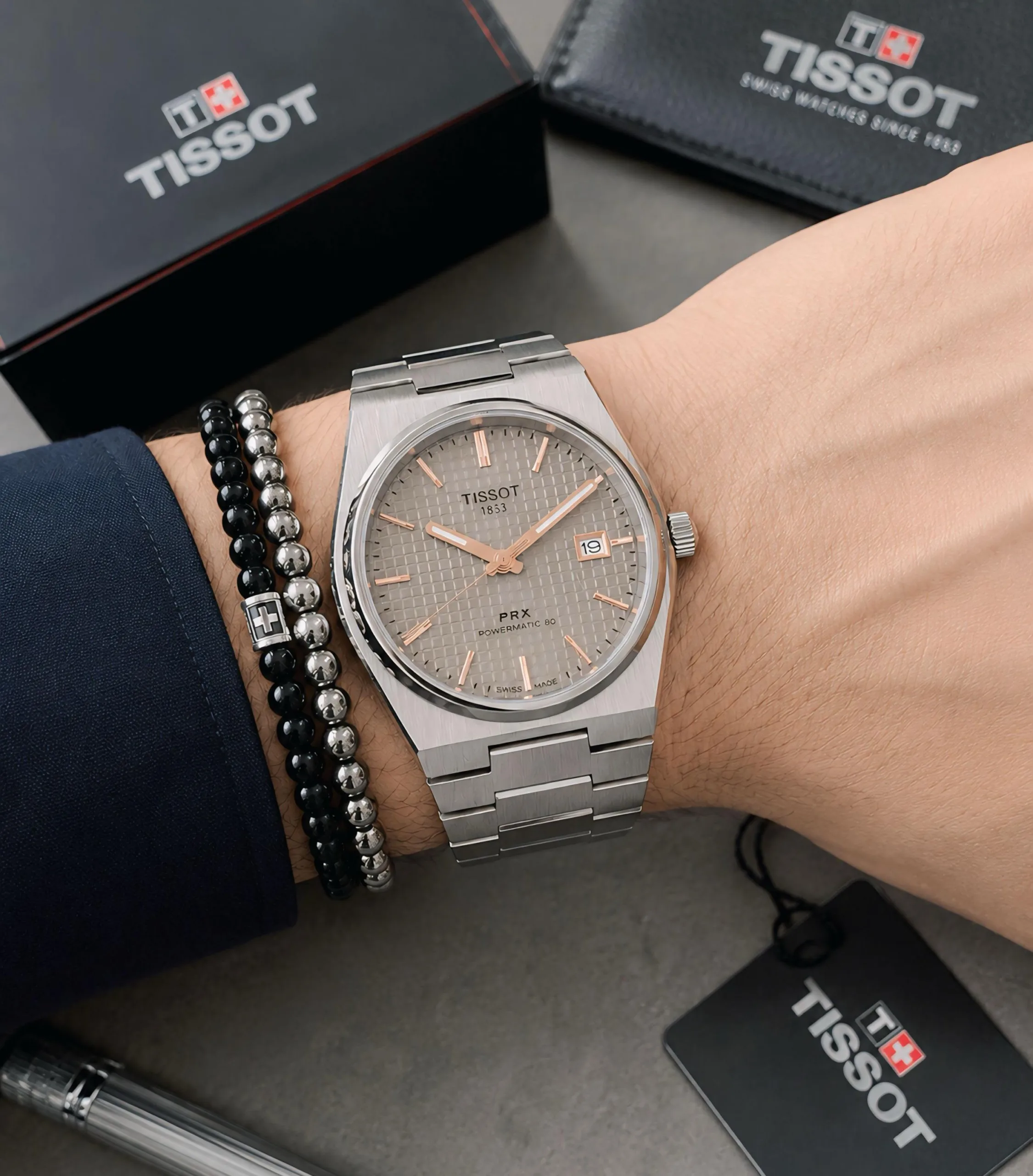 Tissot PRX 40mm Grey Dial men