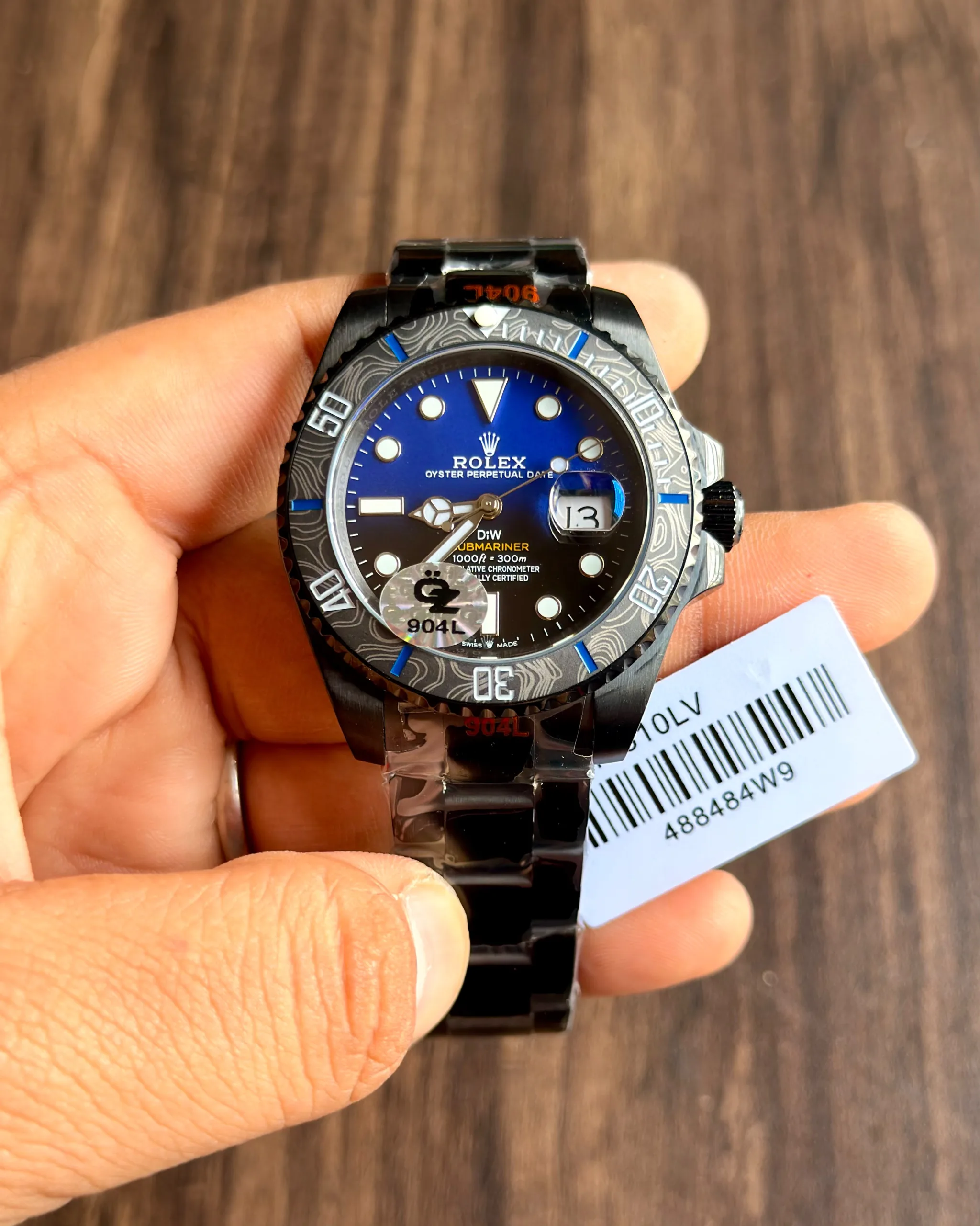 Rolex Submariner Black Blue DIW Limited Edition