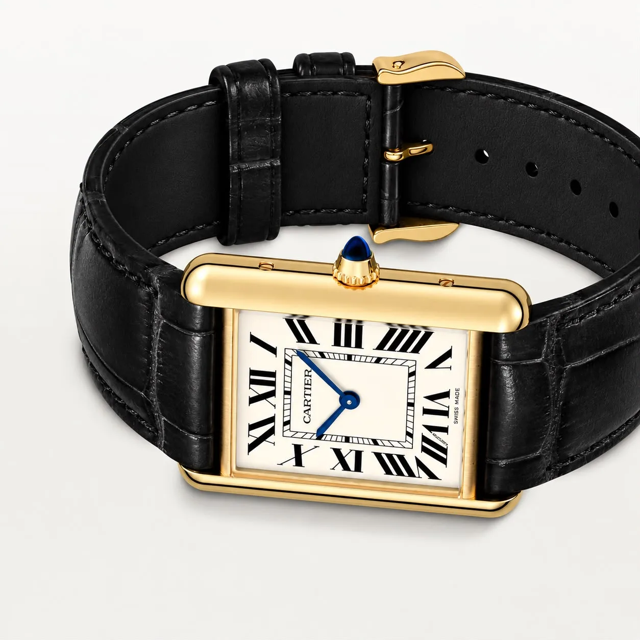 golden Cartier Tank Must de Cartier WSTA0136