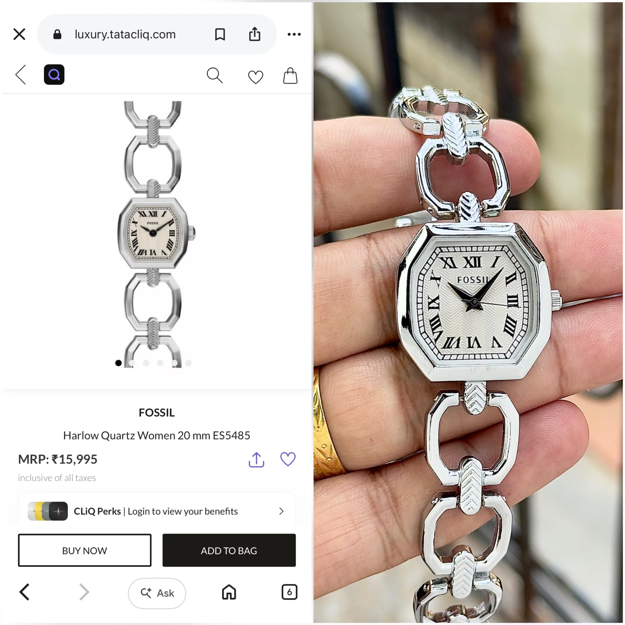 Fossil Harlow ES54852