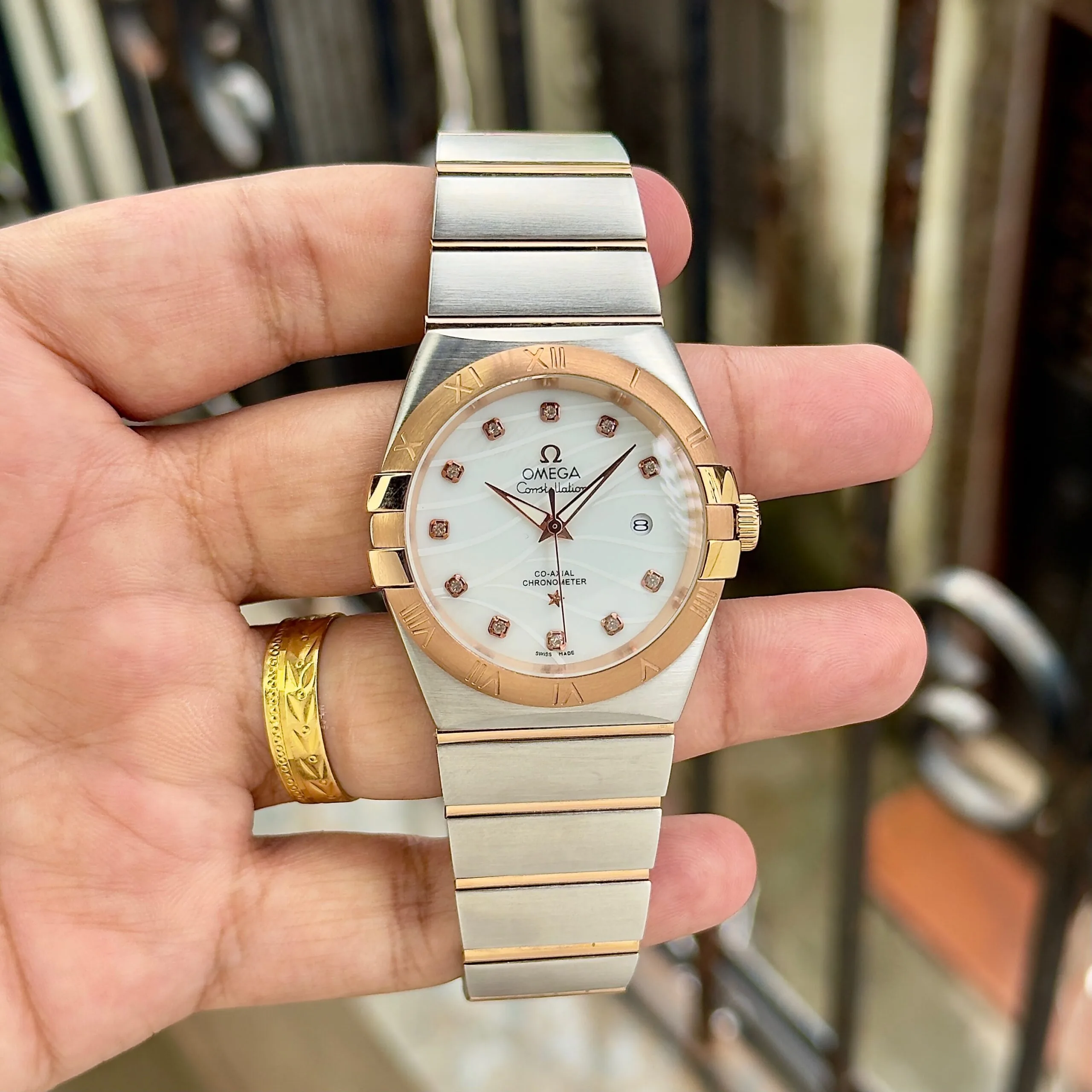 Omega Constellation Two-Tone Pearlescent Dial