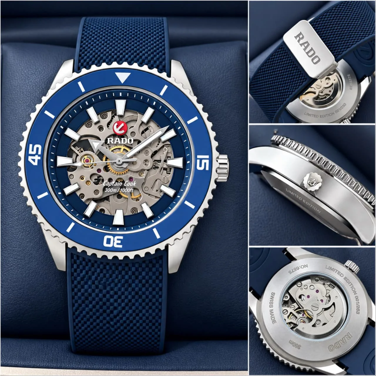 Rado Captain Cook 42mm Silver Dial