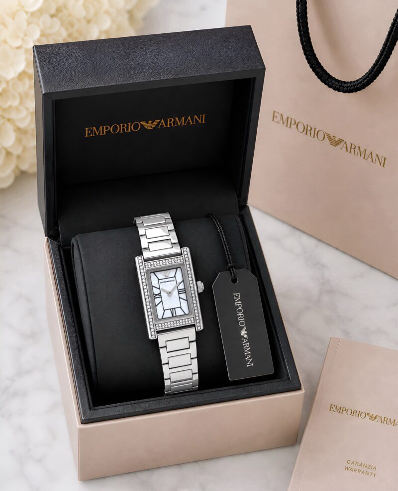 Emporio Armani Genni White Mother of Pearl