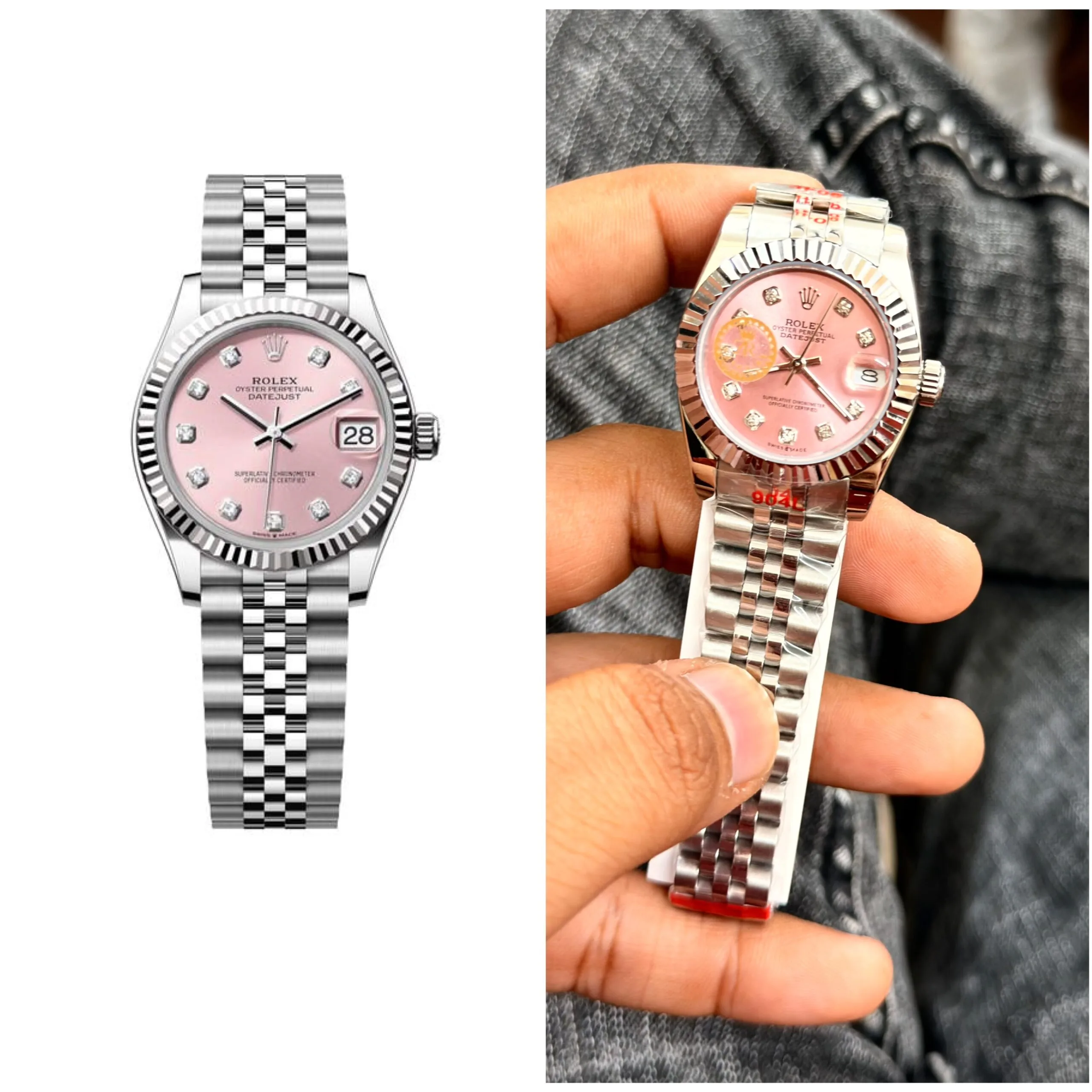 Rolex Datejust 31mm Pink Dial