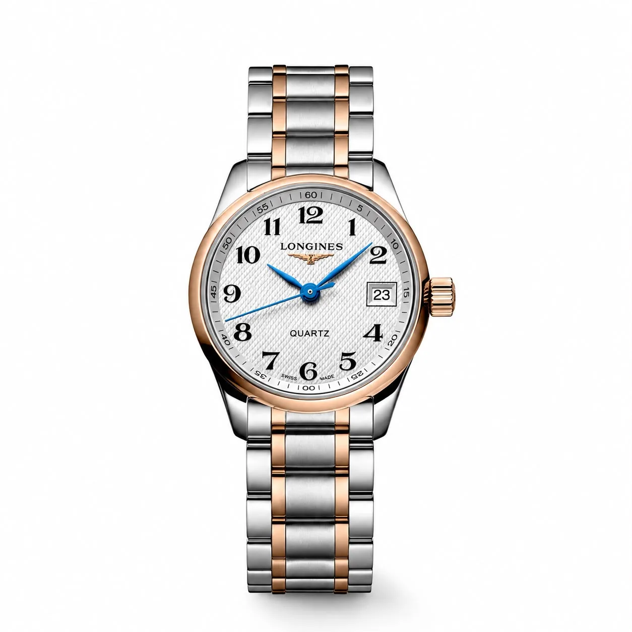 men Longines Silver Dial Two-Tone