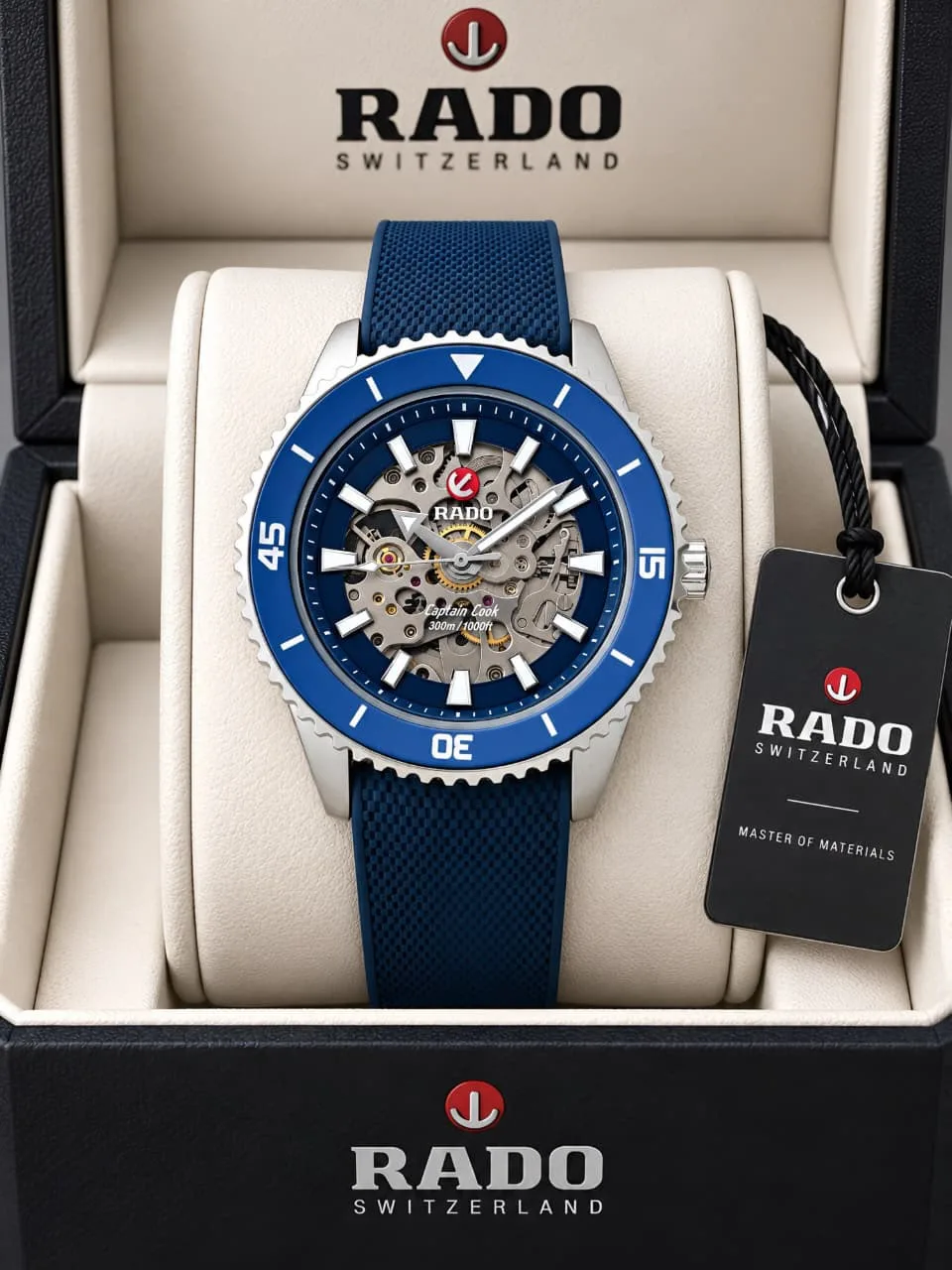 Rado Captain Cook 42mm Silver Dial