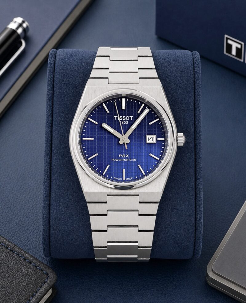 men Tissot PRX Powermatic 80 Blue