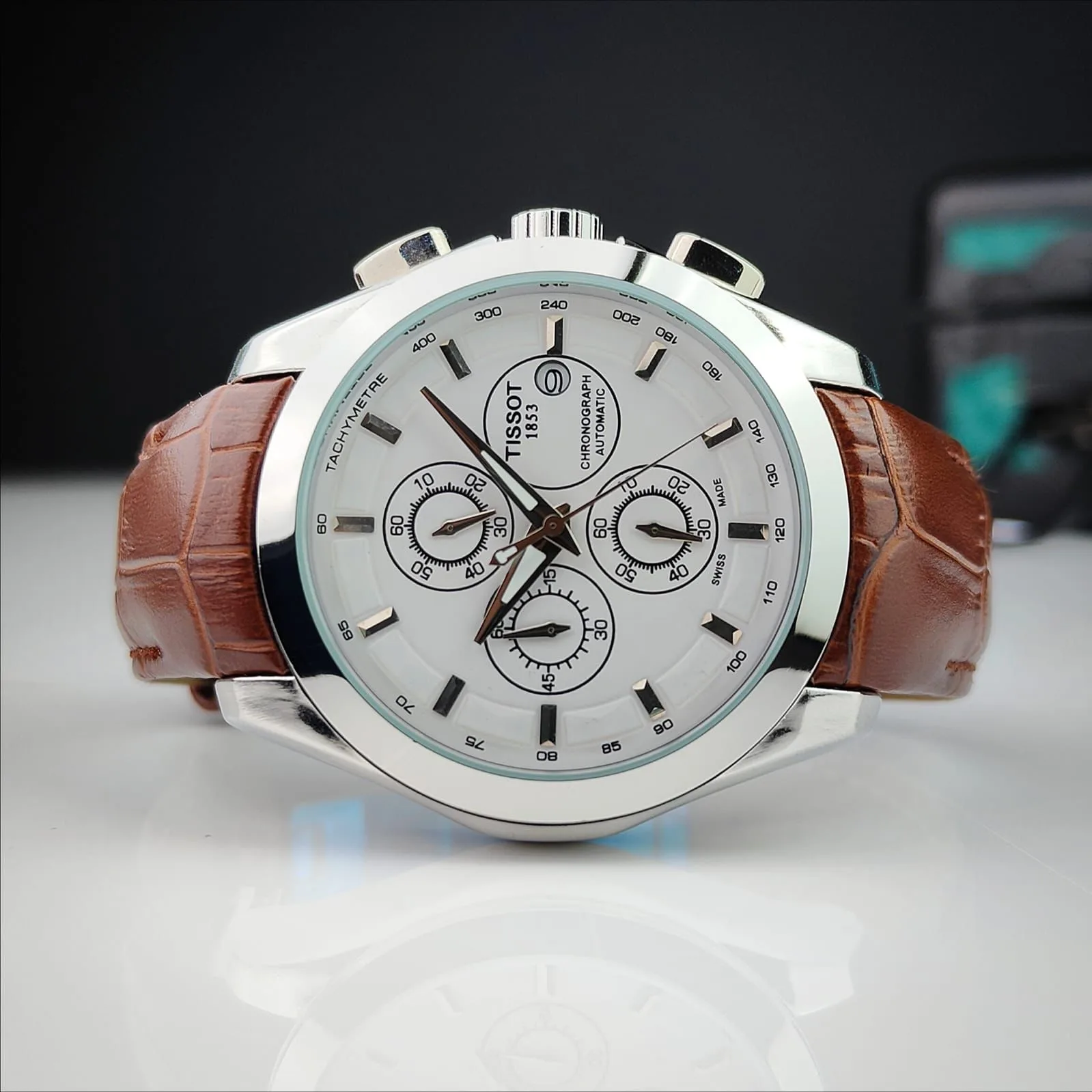 Tissot 1853 Chronograph White Dial