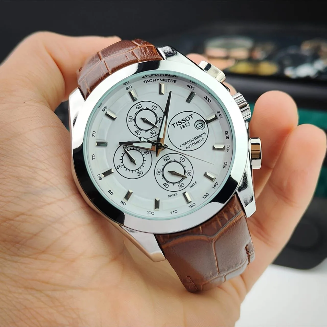 Tissot 1853 Chronograph White Dial