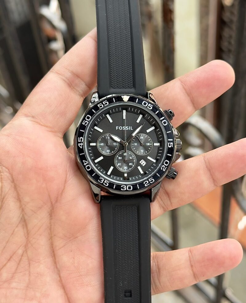 Fossil Bannon Bold Black Chronograph