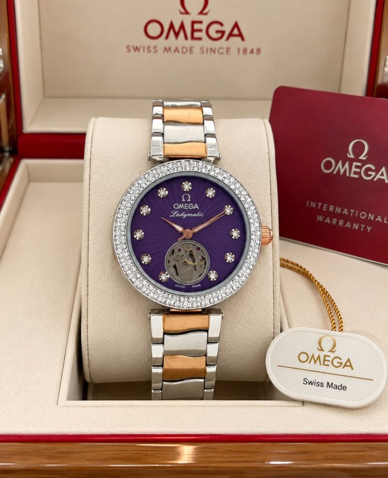 Omega Ladymatic Purple Dial