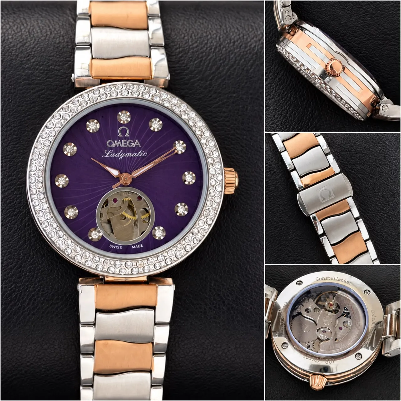 Omega Ladymatic Purple Dial - Image 5