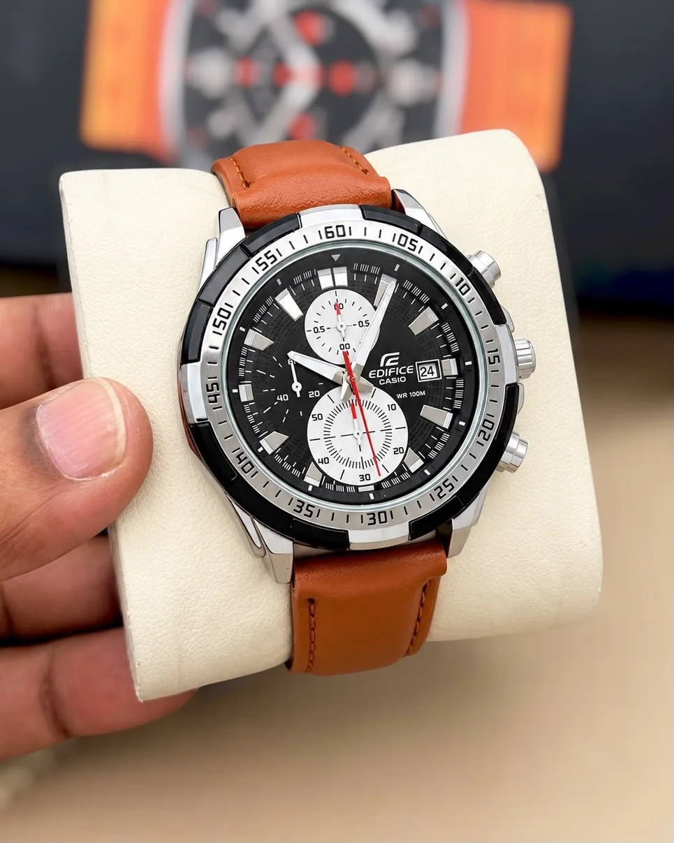Casio Edifice EFR-539 Black Dial Chronograph - Image 3