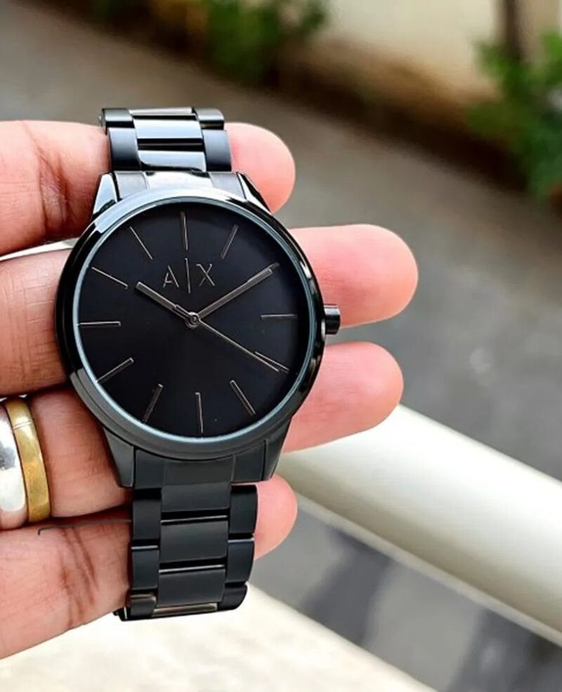 Armani Exchange Black Quartz