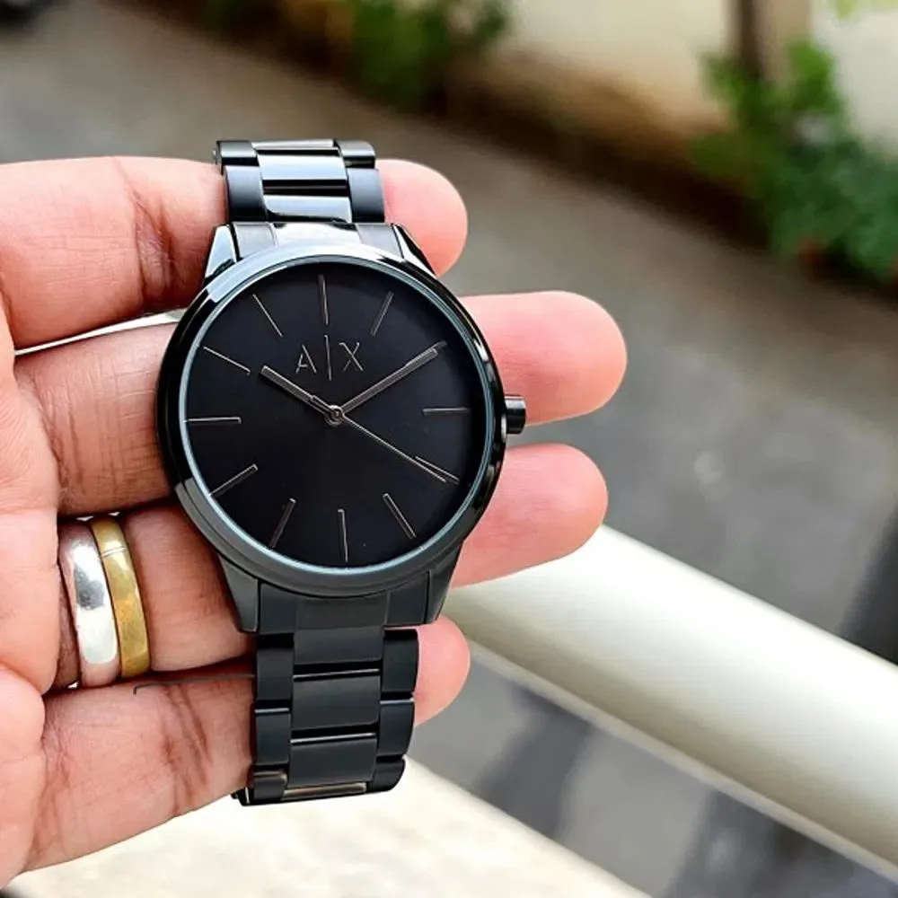 Armani Exchange Black Quartz
