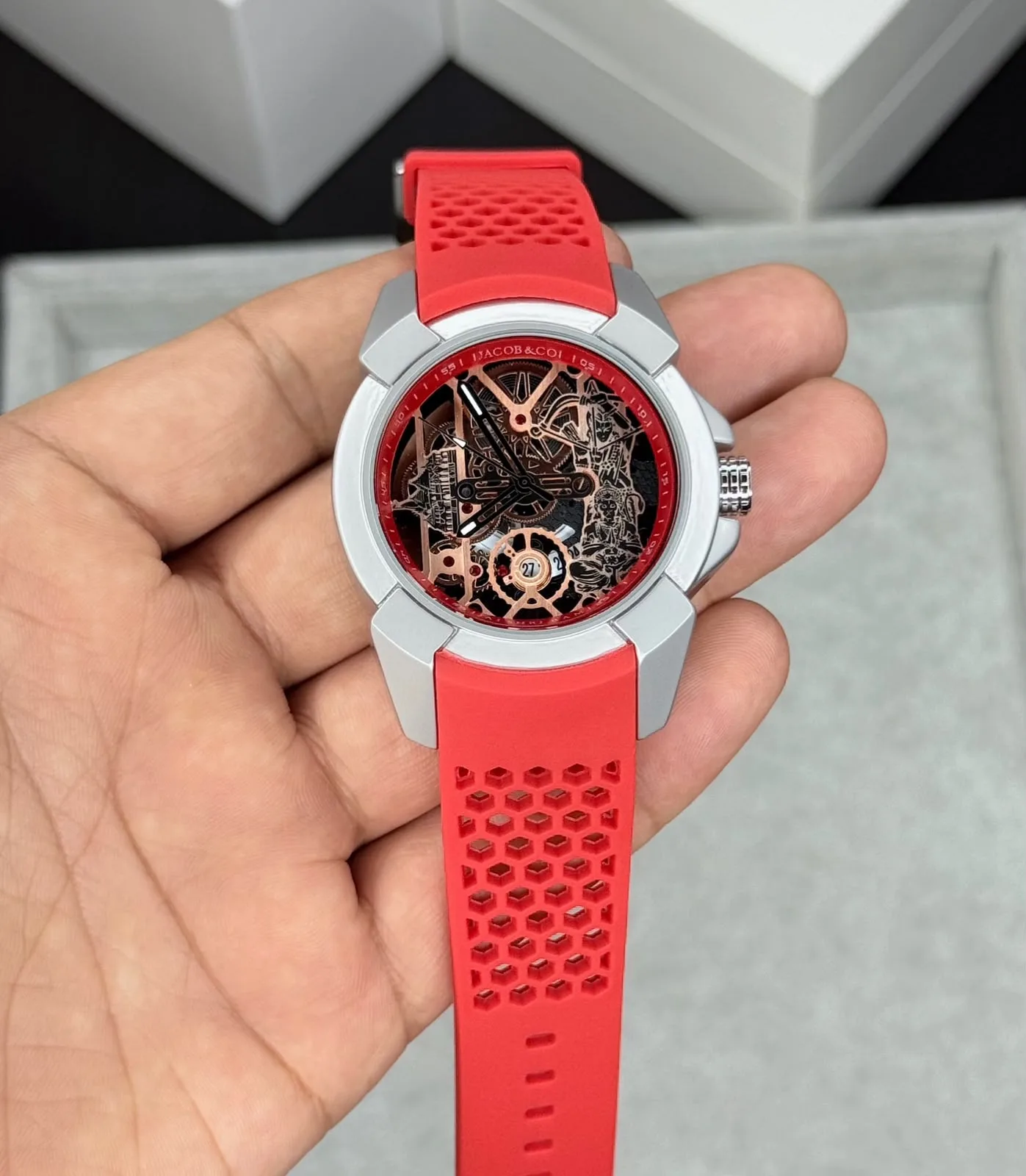 Jacob & Co. Skeleton Dial Red