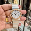 Omega Constellation White Textured Dial