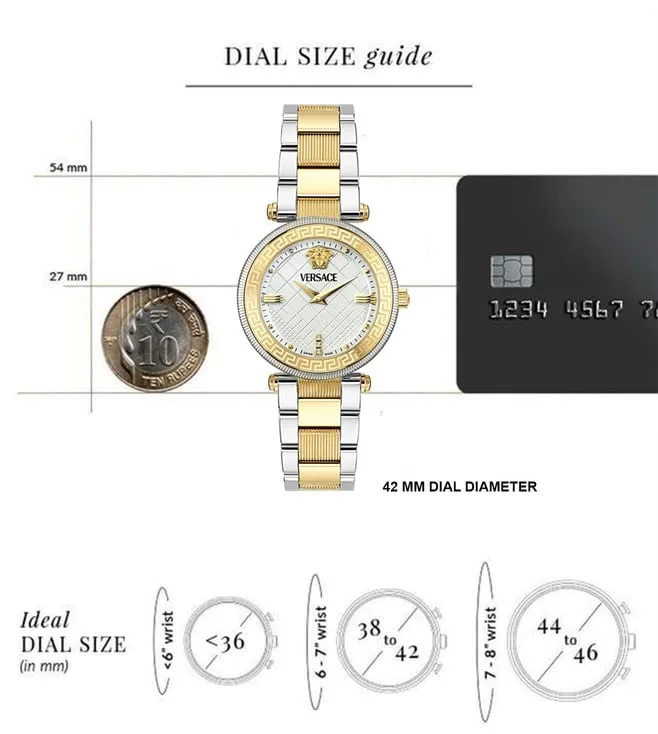 Versace Reve Two Tone White Dial - Image 2