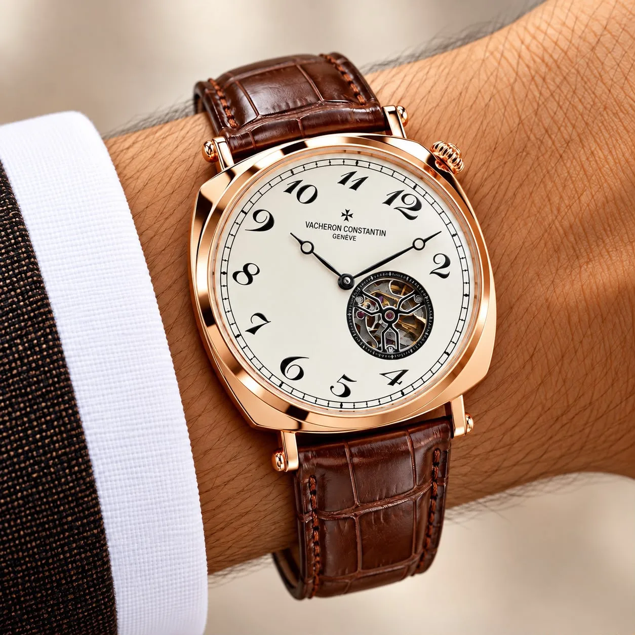 Vacheron Constantin Open-Heart White Dial - Image 3