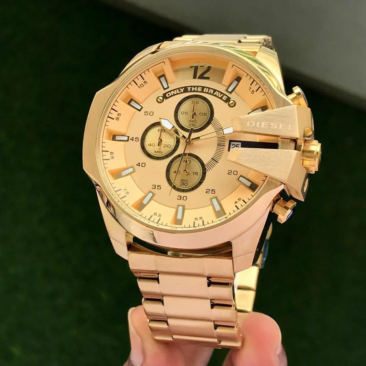 Diesel Mega Chief Golden Chronograph - Image 2