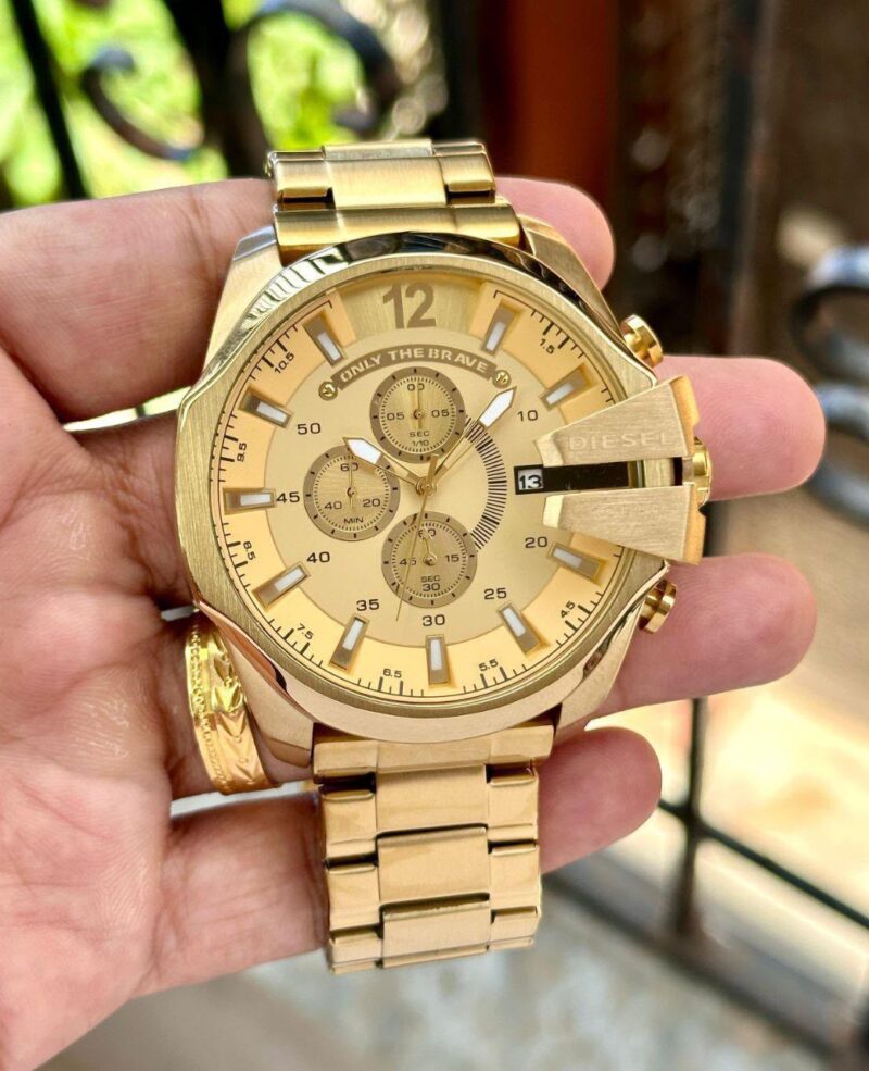 Diesel Mega Chief Golden Chronograph