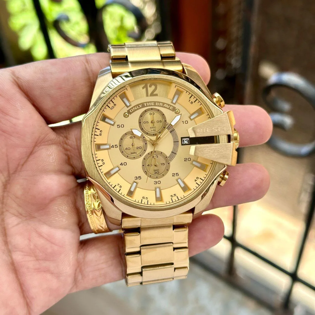 Diesel Mega Chief Golden Chronograph