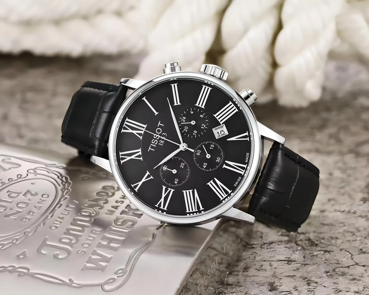 Tissot 1853 Roman Black Dial - Image 2