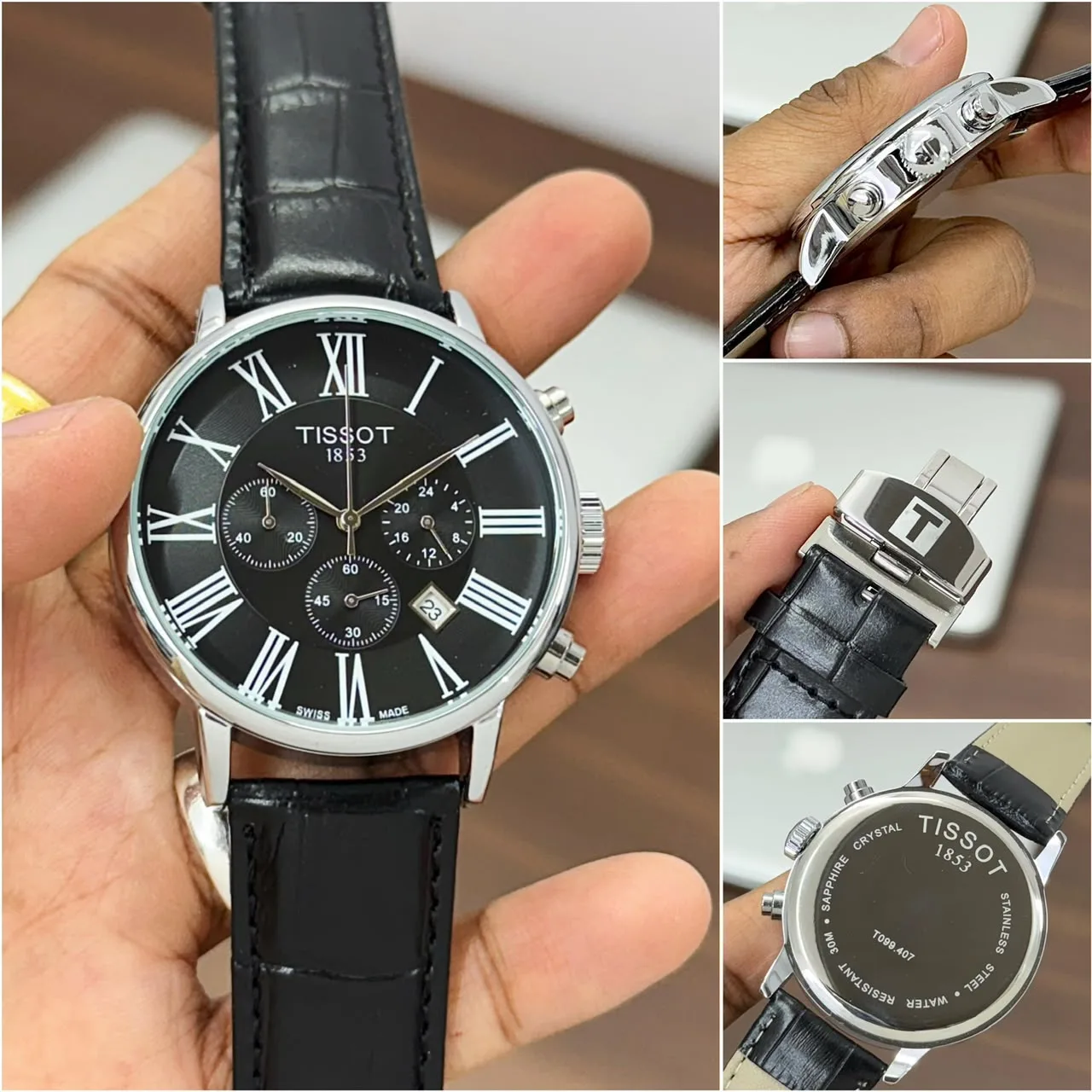Tissot 1853 Roman Black Dial - Image 3