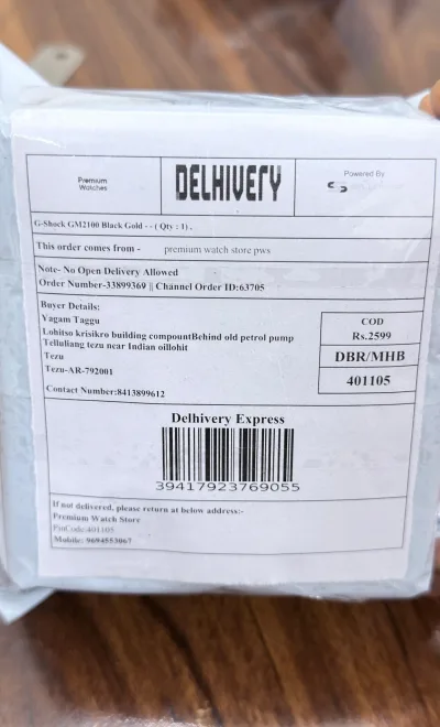 Daily Dispatch Watches - Packing Image